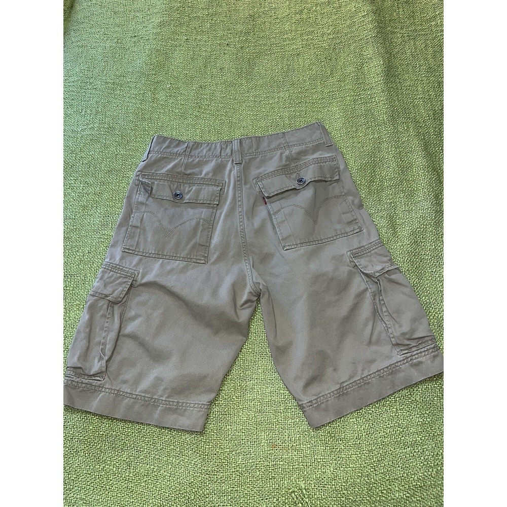 Levis Shorts Mens Size 32 Cargo Khaki Beige Casual  Flat Front‎ ,